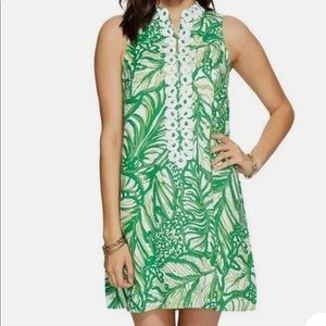 Lilly Pulitzer Jane Shift Dress Toucan Green Coco Loco